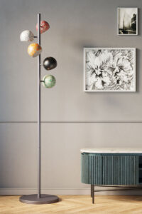 Foto © "KARE die zwei Wohnsinnigen" Handels GmbH | KARE Calotta Antico 5er Stehleuchte