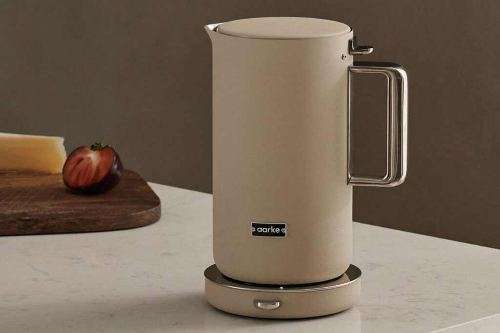 Aarke Kettle Sand - Design-Wasserkocher mit Temperaturwahl