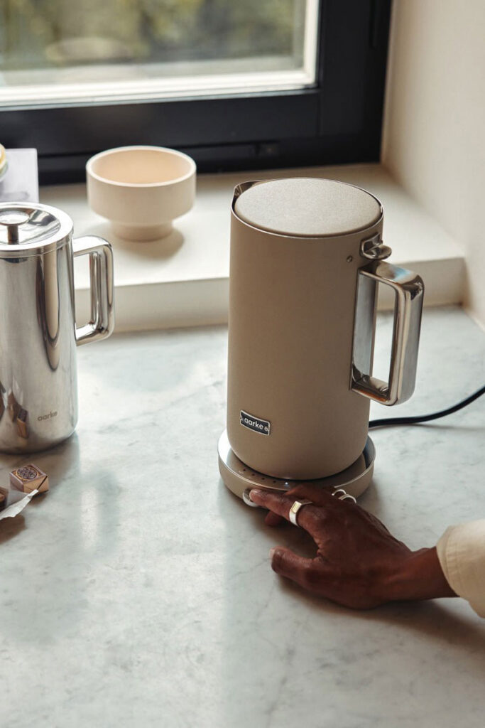 Aarke Kettle Sand - Design-Wasserkocher mit Temperaturwahl