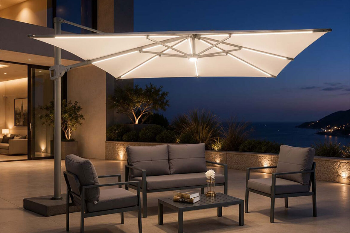 Foto © Maanta by Bega Srl SB | Maanta Auriga Ampelschirm