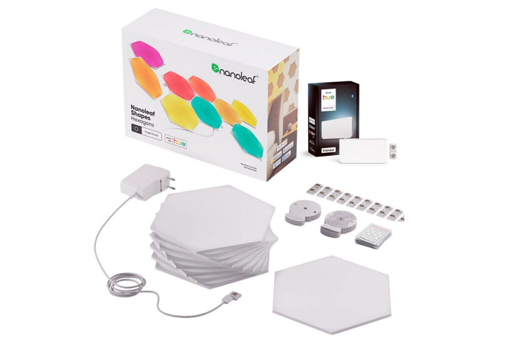 Foto © Signify Holding | Philips Hue Wall Light Module x Nanoleaf